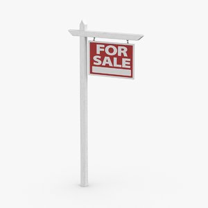 3D home-for-sale-sign-01---for-sale