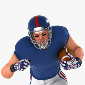 football american 3D model
