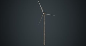 3D model wind turbine 1c