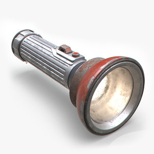 flashlight arnold 3D model
