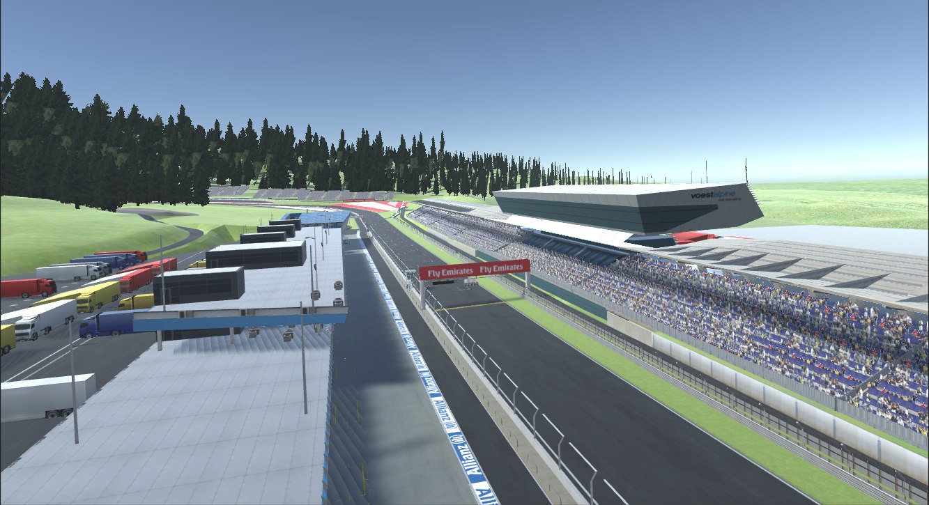 3D austria race track model - TurboSquid 1313045