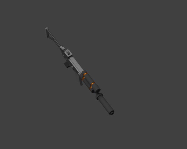 3d Mrs 4 Rifle Model Turbosquid