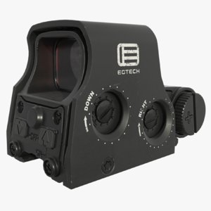holographic weapon sight 3D model