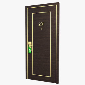 3D hotel door handle