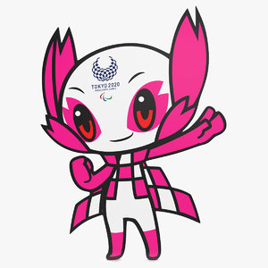 3D tokyo mascot paralympic