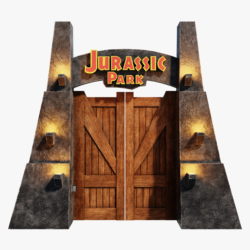 jurassic-park-gate-model-turbosquid-1313515