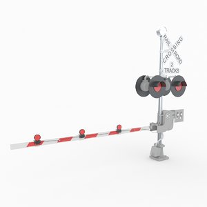 railroad crossing model