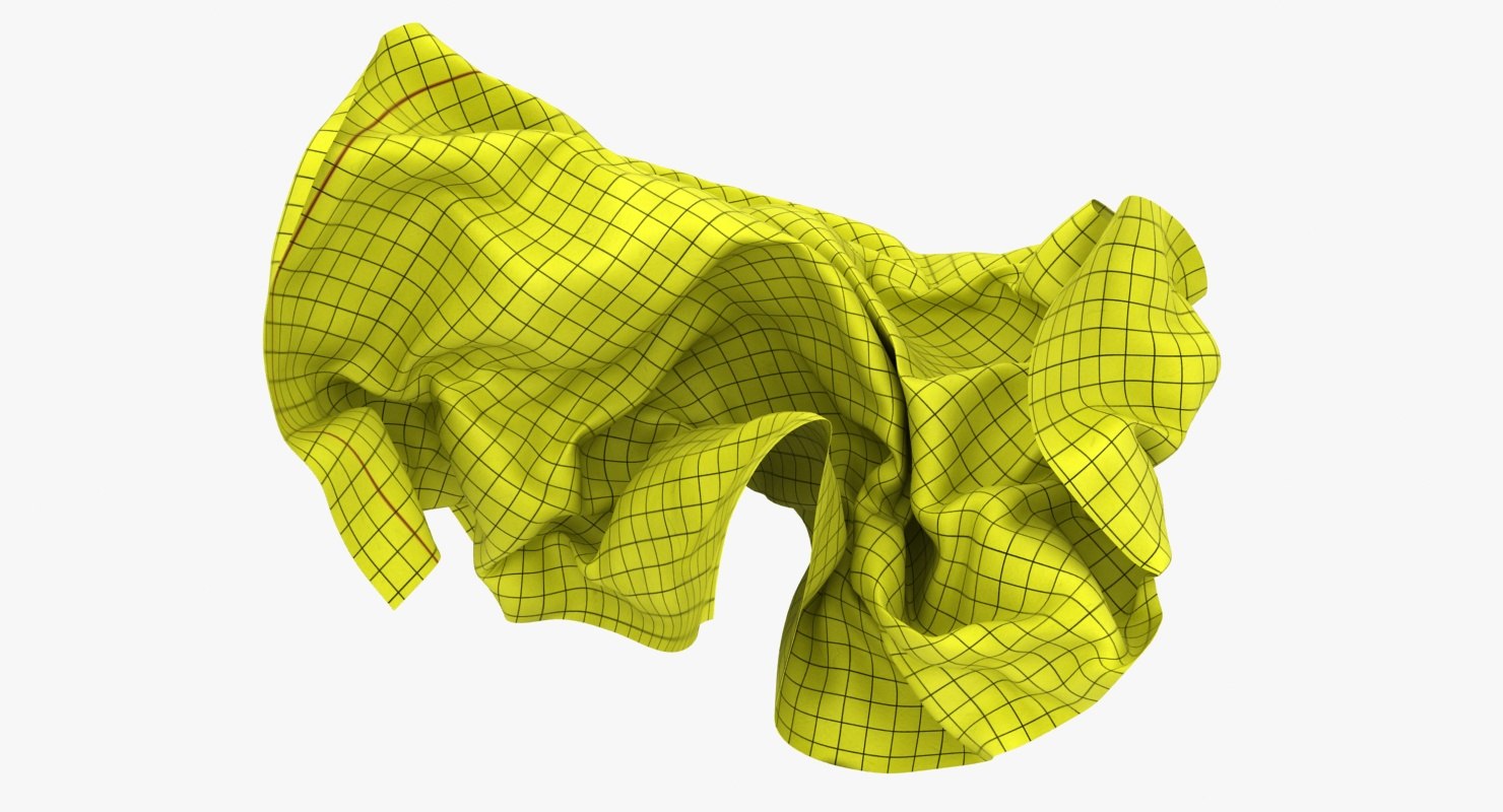 Crumpled graph paper white 3D TurboSquid 1313622