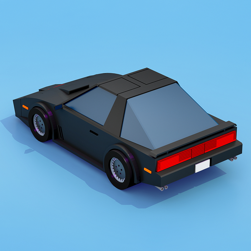 Knight rider model - TurboSquid 1313684