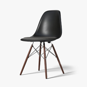 eames plastic chair dsw 3D model