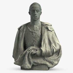 3D model monument alfonso xii king
