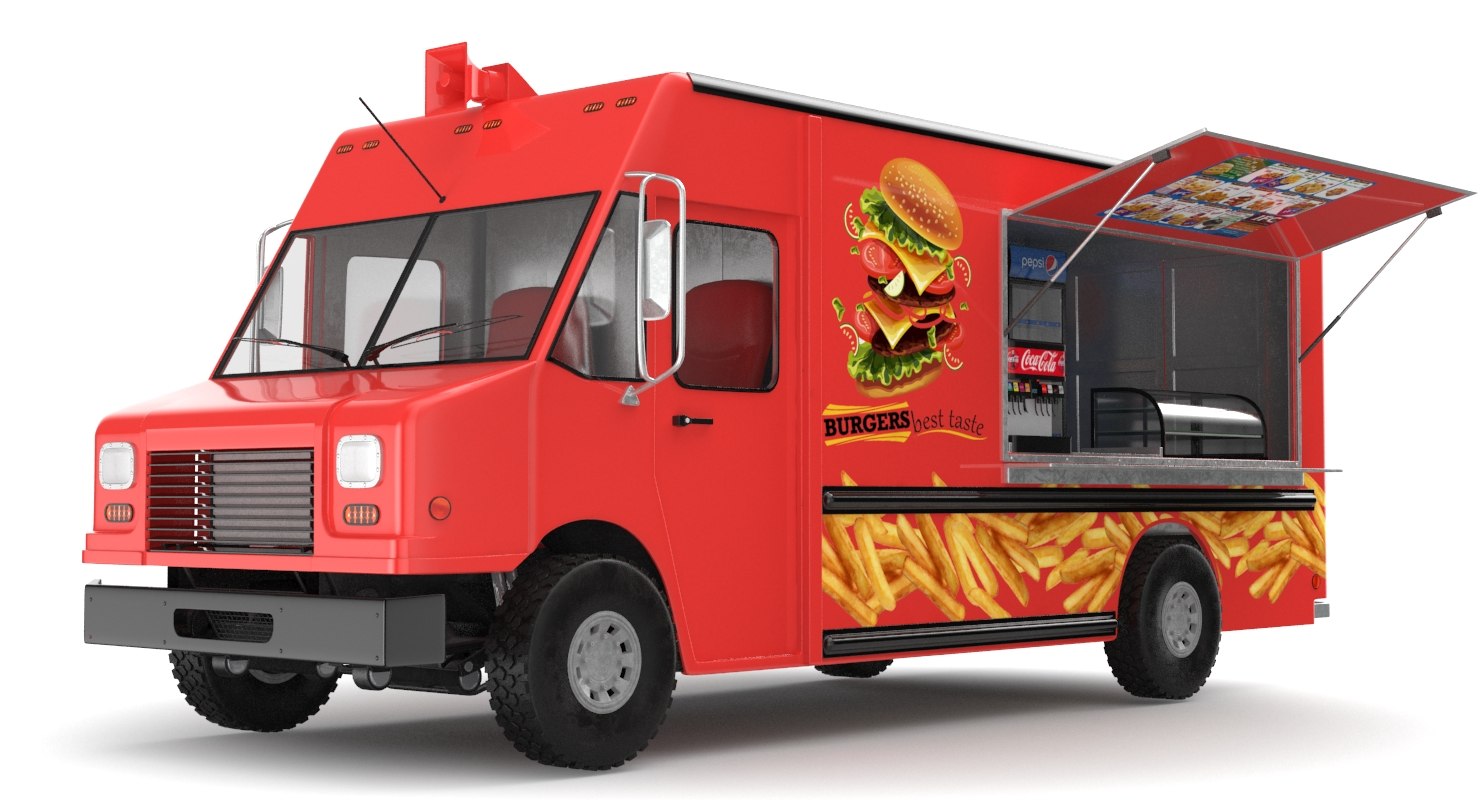 3D model food truck TurboSquid 1313910