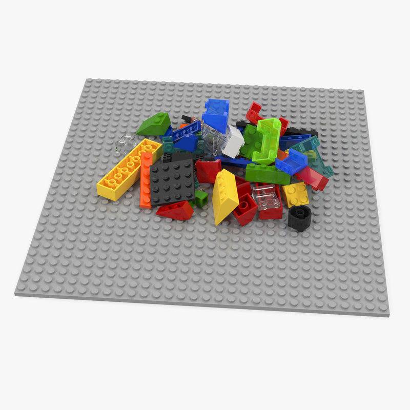 random lego bricks