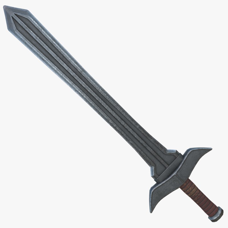 3D medieval heavy sword games - TurboSquid 1314020