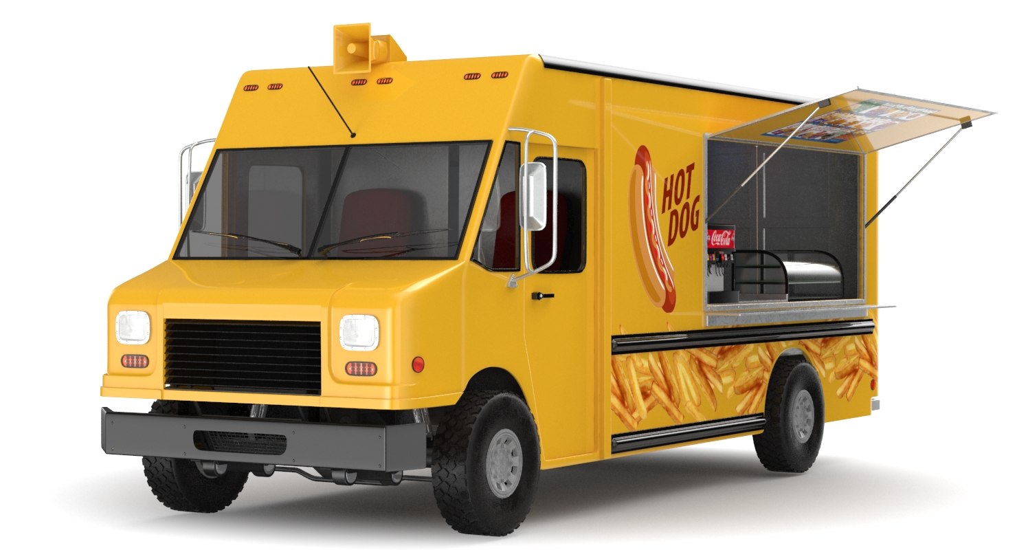 3D Food Truck TurboSquid 1314043