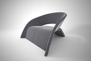 3D furnishings furniture chair model
