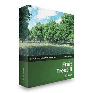 3D fruit trees volume 105 model