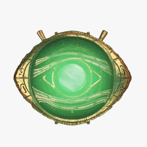 eye agamotto rigged 3D model