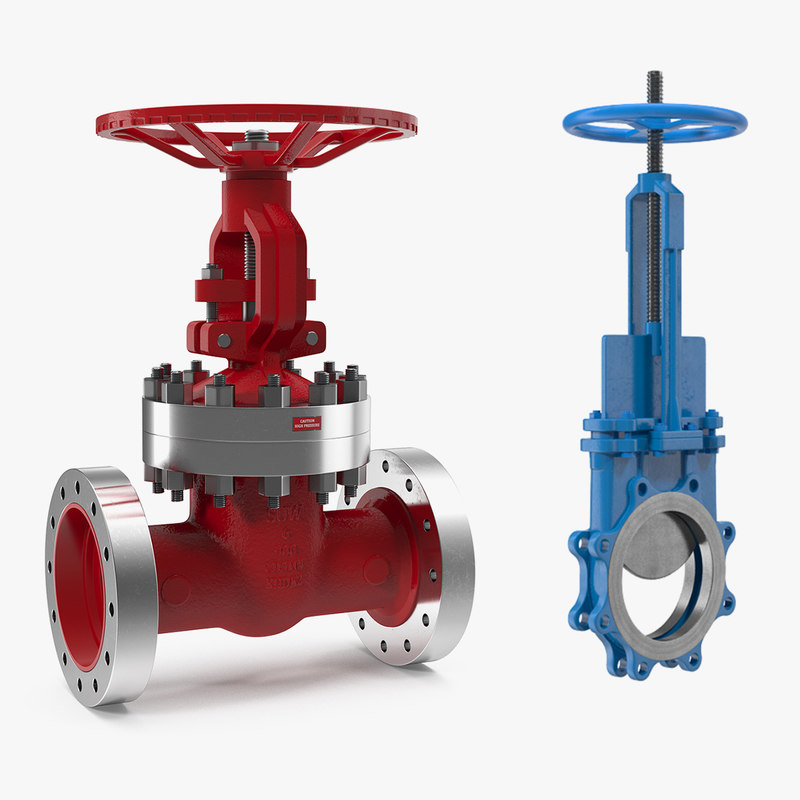 3D gate valves model TurboSquid 1314391