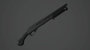 remington tac-14 shotgun 3D