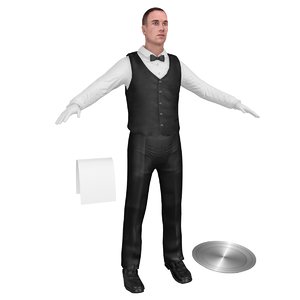 waiter tray 3D model