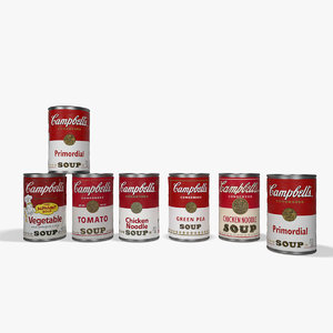 3D model campbells canned