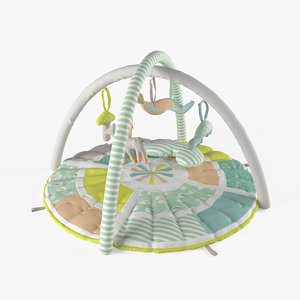 baby activity gym 3D model