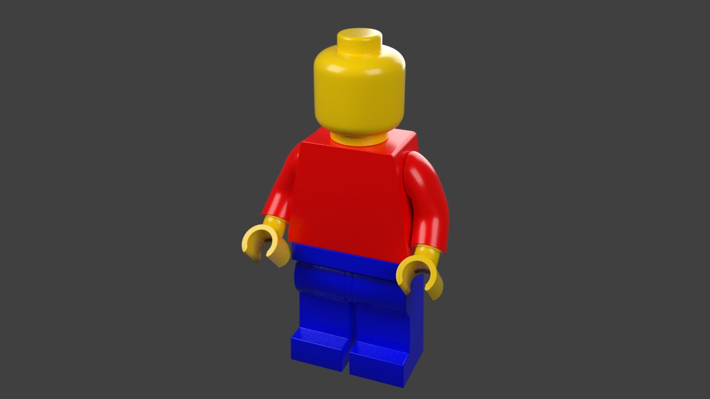 3d lego character