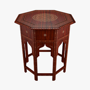 3D table moroccan