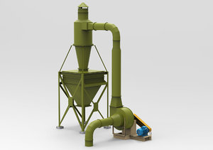 industrial cyclone dust collector model