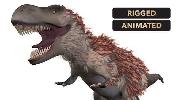 T Rex恐竜の羽3dモデル Turbosquid