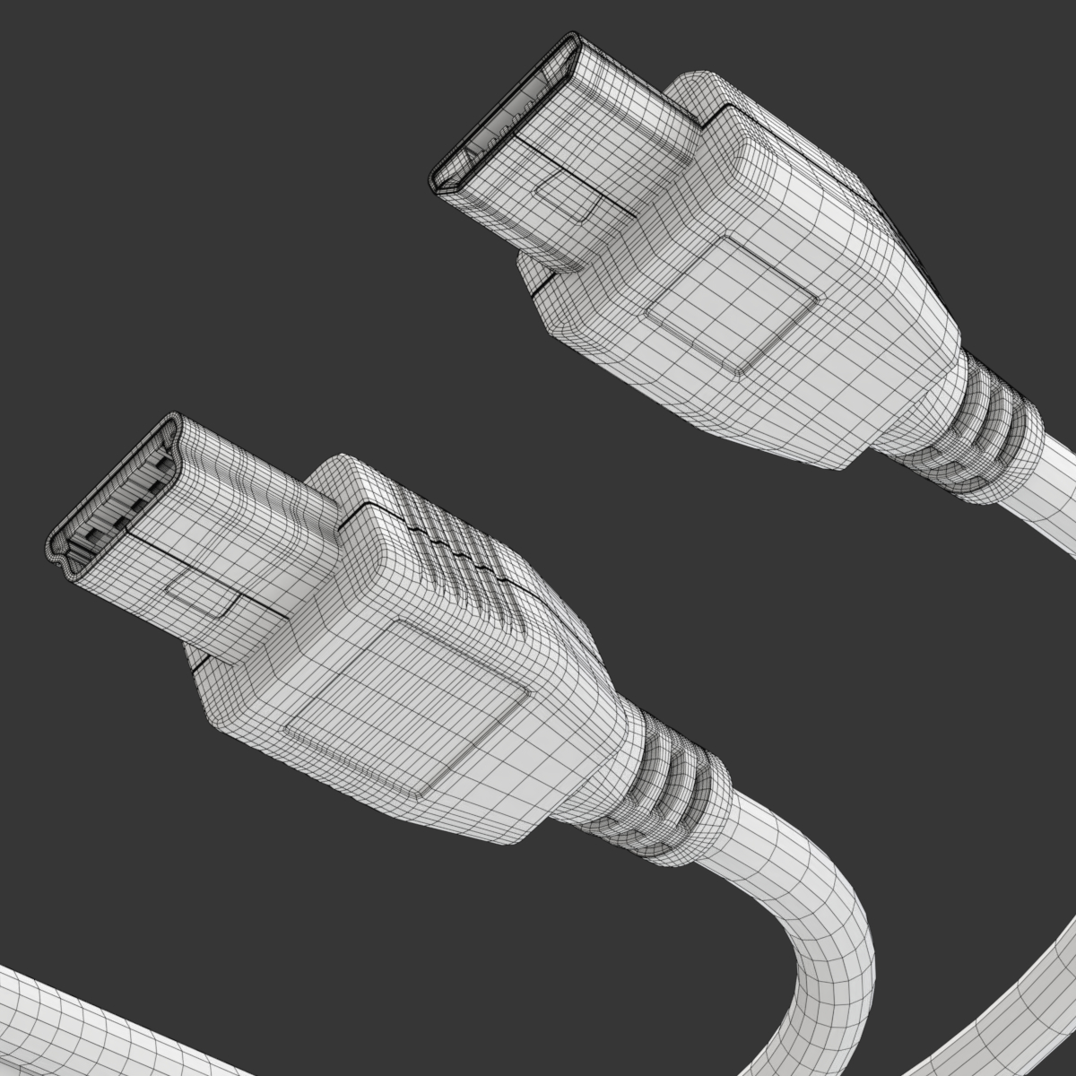 Mini Usb Type B 3D Model - TurboSquid 1315376