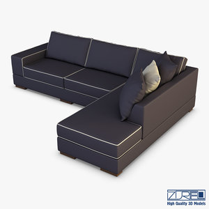 sofa zurel 3D model