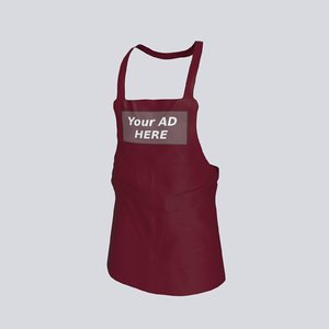 apron clothing fashion 3D model