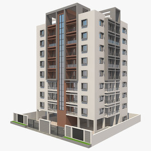 Building 3d Model Free Download