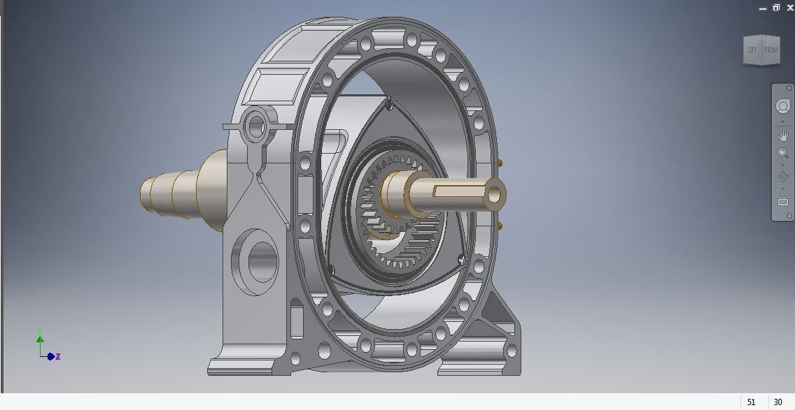 Engine rotary wankel 3D model TurboSquid 1315793
