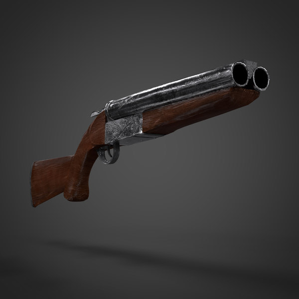 Sawed Shotgun 3d Turbosquid 1315963