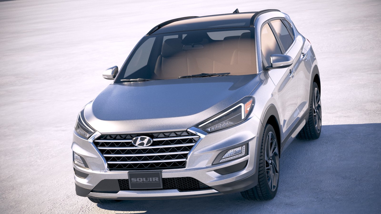 现代图森2018年3d模型