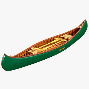 classic old canoe model