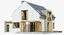 3D house building home model
