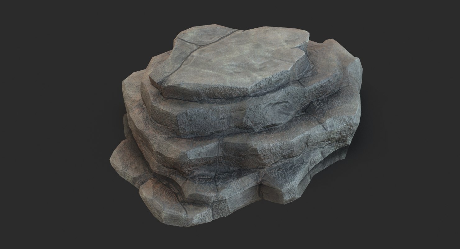石头3d模型