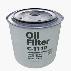 3D oil filter