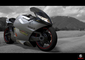3D suzuki concept bike