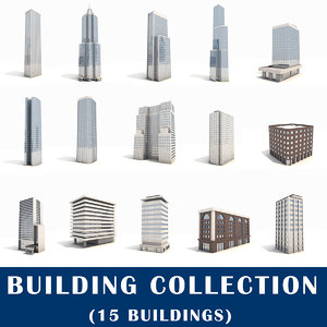 city buildings 3D model