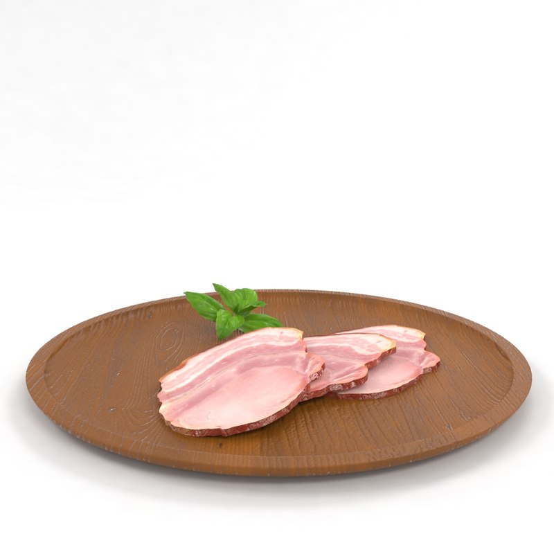 figure with meat bacon