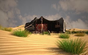 tent arab 3D model