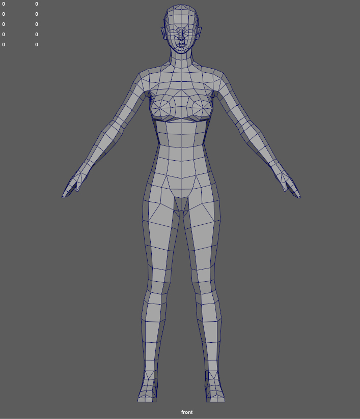 3D base woman 2 - TurboSquid 1316971