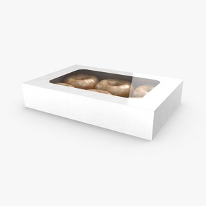 packaged-donuts 3D model