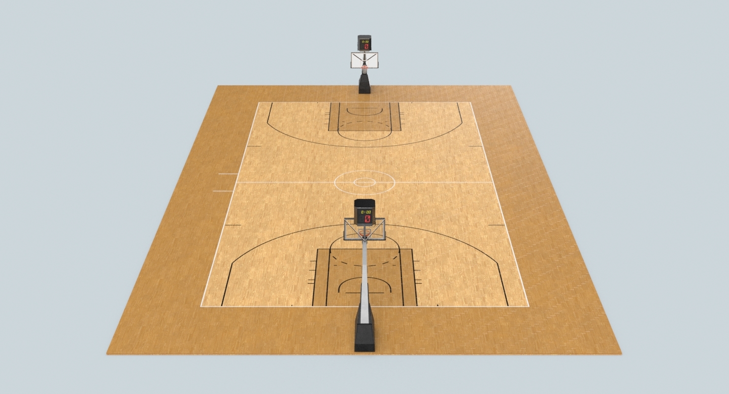 篮球场3d模型