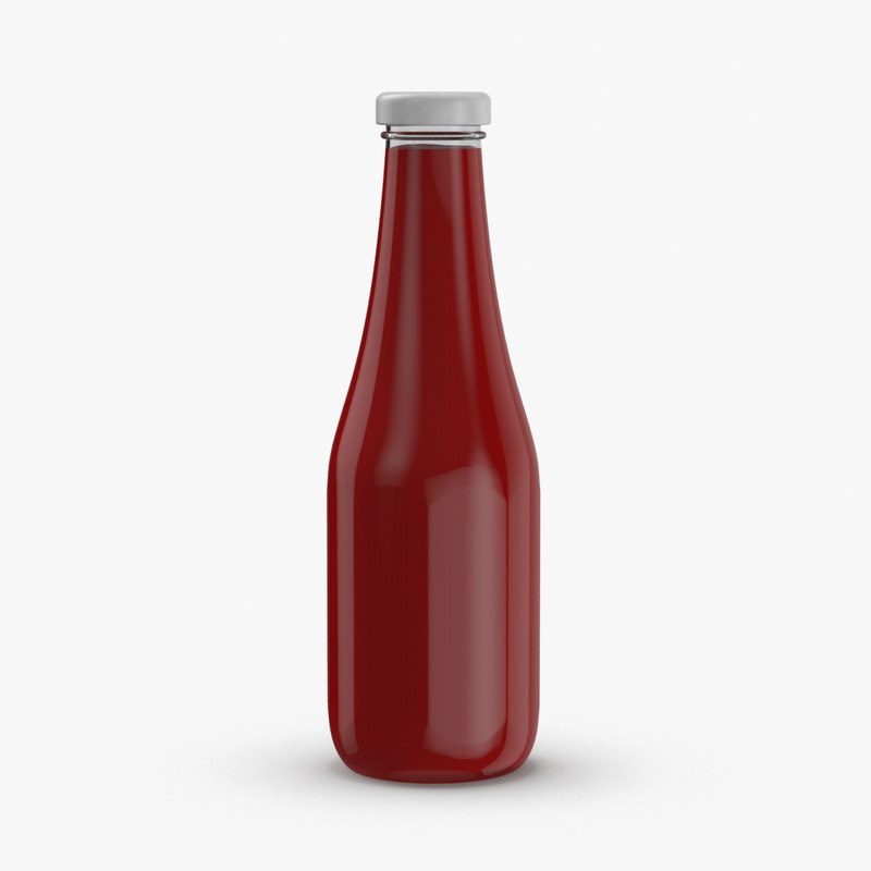 Download 3D condiment-bottles-03---ketchup-no-label - TurboSquid ...